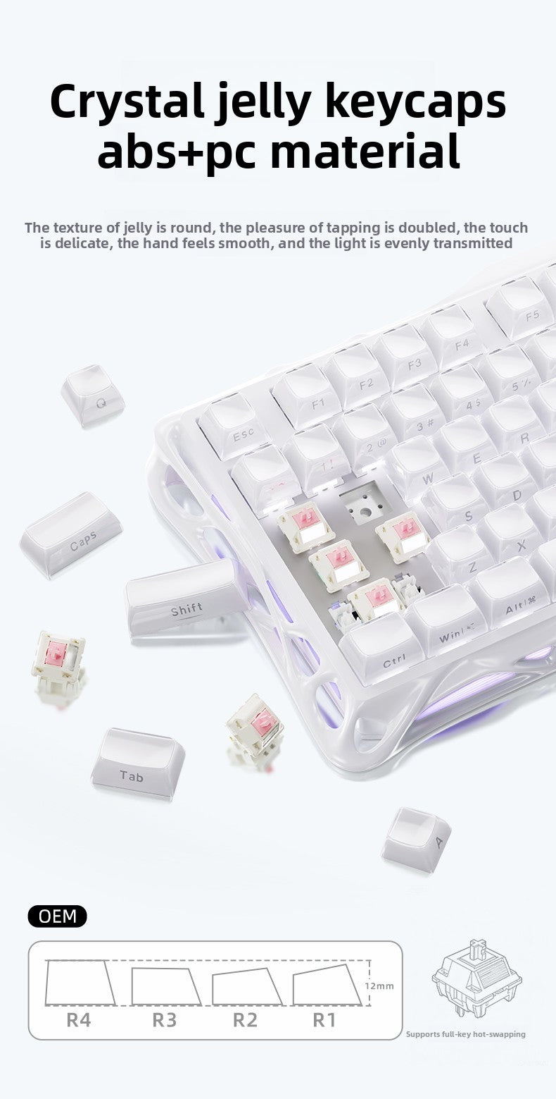 GravaStar K1 Lite Tri-Mode Gasket Mechanical Gaming Keyboard