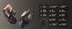 ProtoArc EM11 Ergonomic Vertical Wireless Mouse Rechargeable