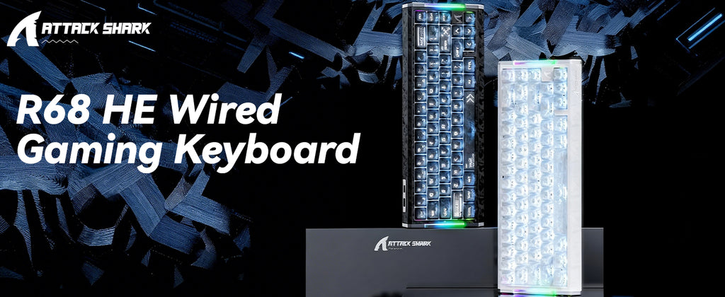 ATTACK SHARK R68 HE RGB Gaming Keyboard