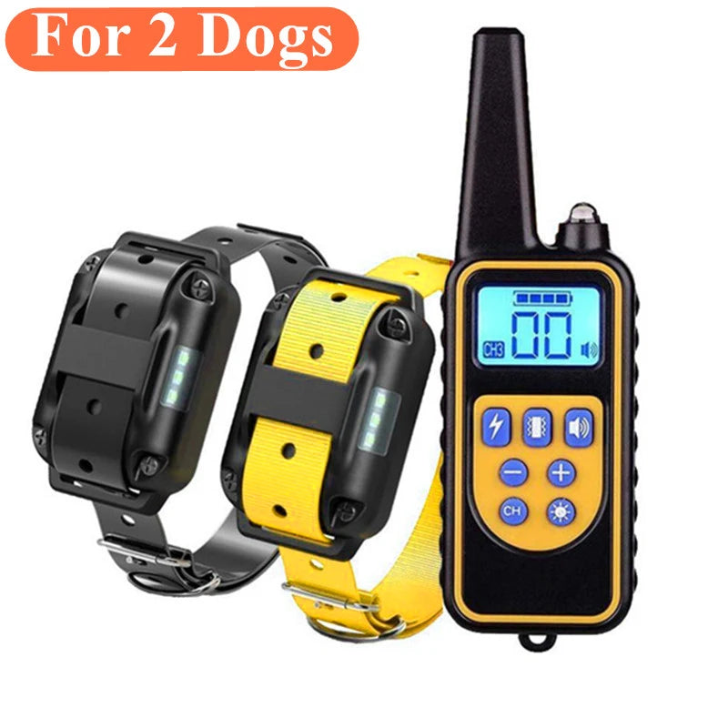 Waterproof Anti-Bark Dog Training Collar – Remote Control Rechargeable
