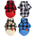 Reversible Plaid Dog Winter Coat – Vest Jacket for All Sizes