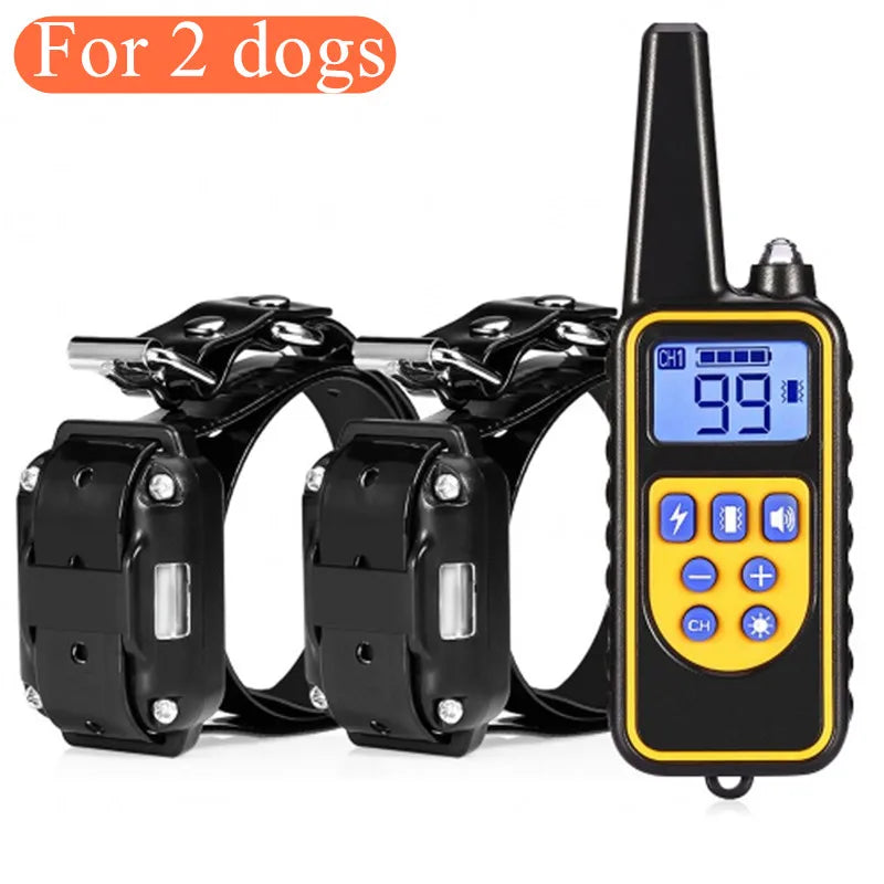 Waterproof Anti-Bark Dog Training Collar – Remote Control Rechargeable
