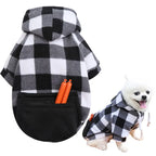 Reversible Plaid Dog Winter Coat – Vest Jacket for All Sizes