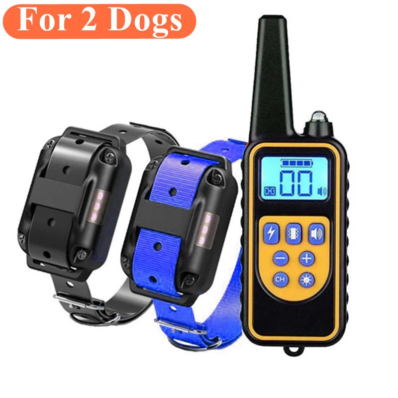 Waterproof Anti-Bark Dog Training Collar – Remote Control Rechargeable