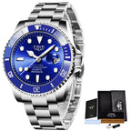 LIGE 10045 Men's Diver Sports Quartz Watch