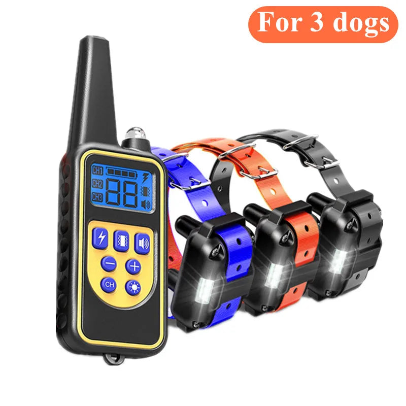 Waterproof Anti-Bark Dog Training Collar – Remote Control Rechargeable