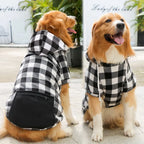 Reversible Plaid Dog Winter Coat – Vest Jacket for All Sizes