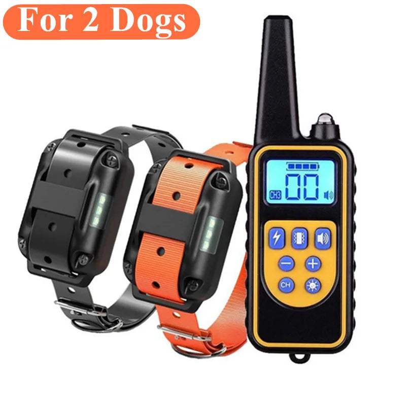 Waterproof Anti-Bark Dog Training Collar – Remote Control Rechargeable