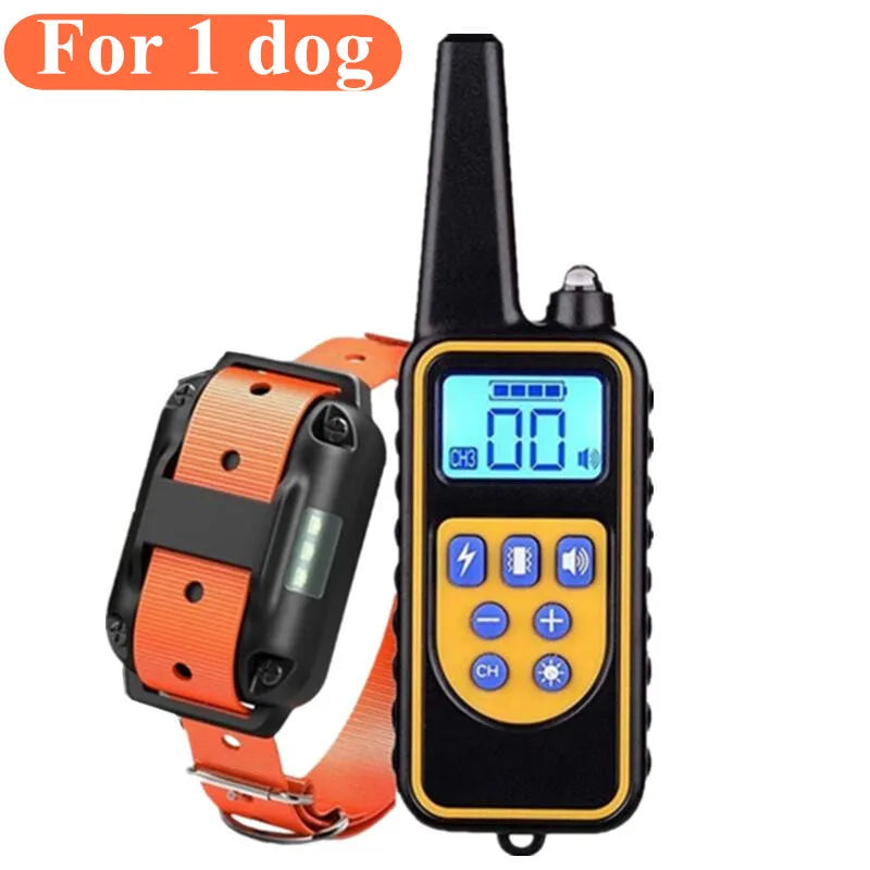 Waterproof Anti-Bark Dog Training Collar – Remote Control Rechargeable