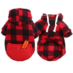Reversible Plaid Dog Winter Coat – Vest Jacket for All Sizes