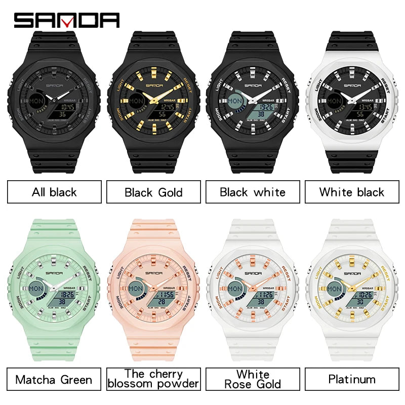 SANDA 6016 Men's G-Style Digital Sports Watch