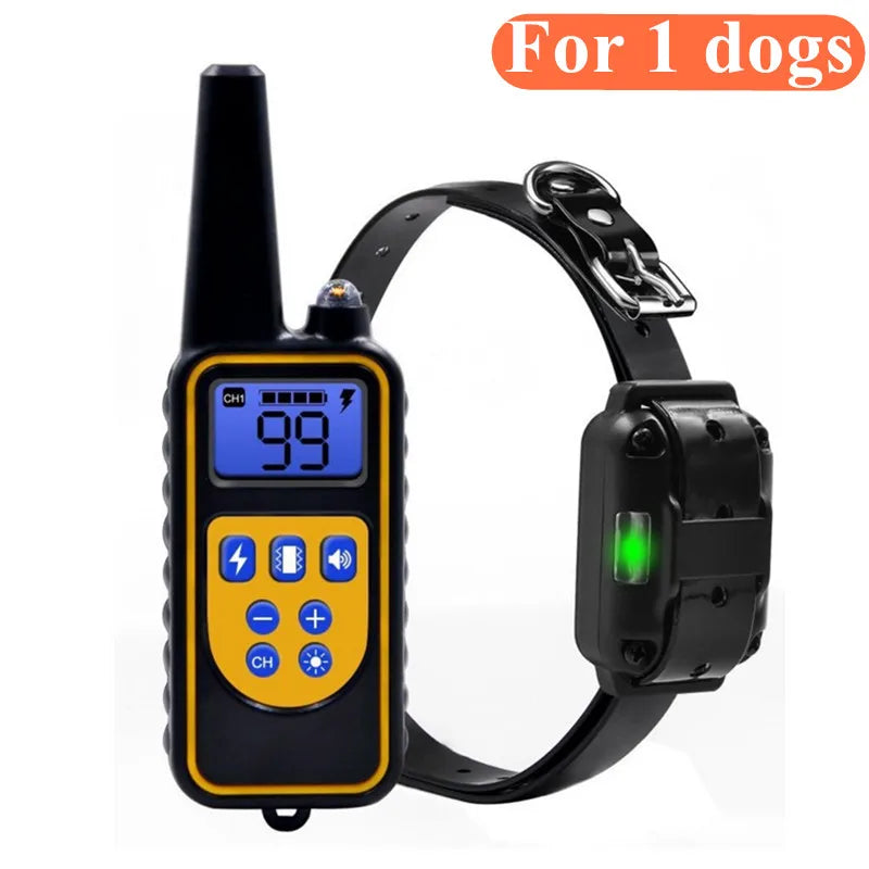 Waterproof Anti-Bark Dog Training Collar – Remote Control Rechargeable