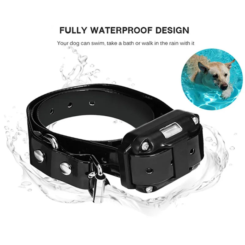 Waterproof Anti-Bark Dog Training Collar – Remote Control Rechargeable
