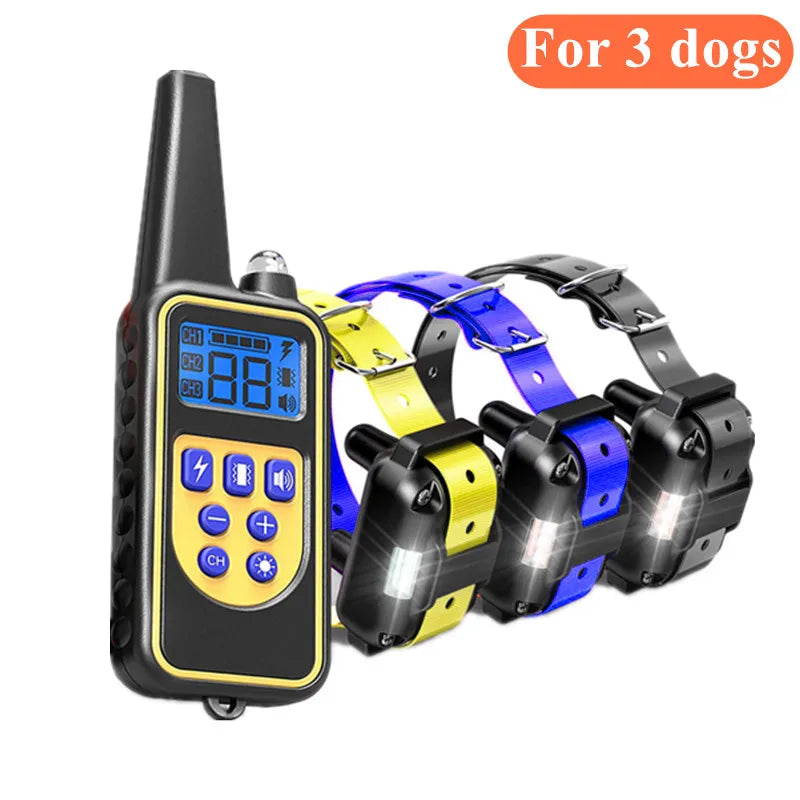 Waterproof Anti-Bark Dog Training Collar – Remote Control Rechargeable