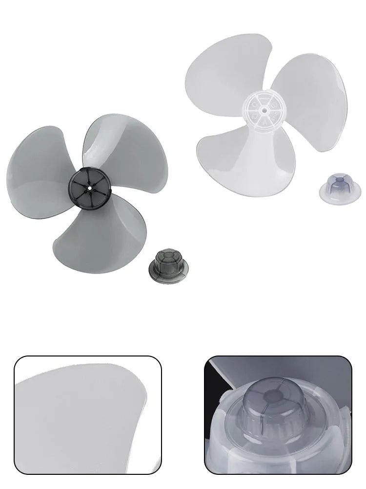 12-Inch 3-Leaf Replacement Fan Blade – Electric Fan Accessory