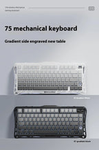 GravaStar K1 75 Tri-Mode Wireless Mechanical Gaming Keyboard