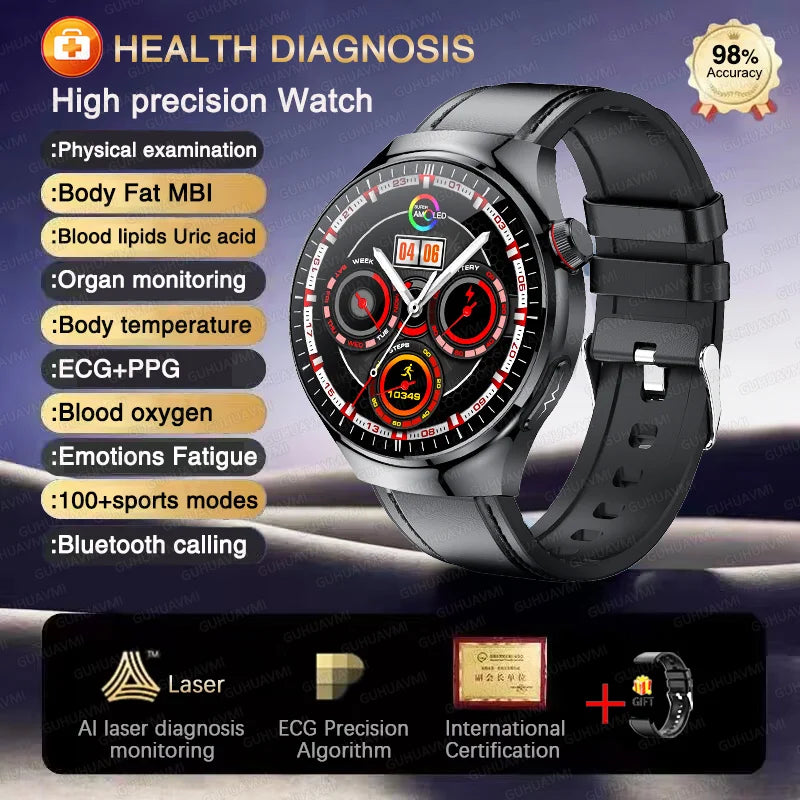 ECG Uric Acid Health Smart Watch