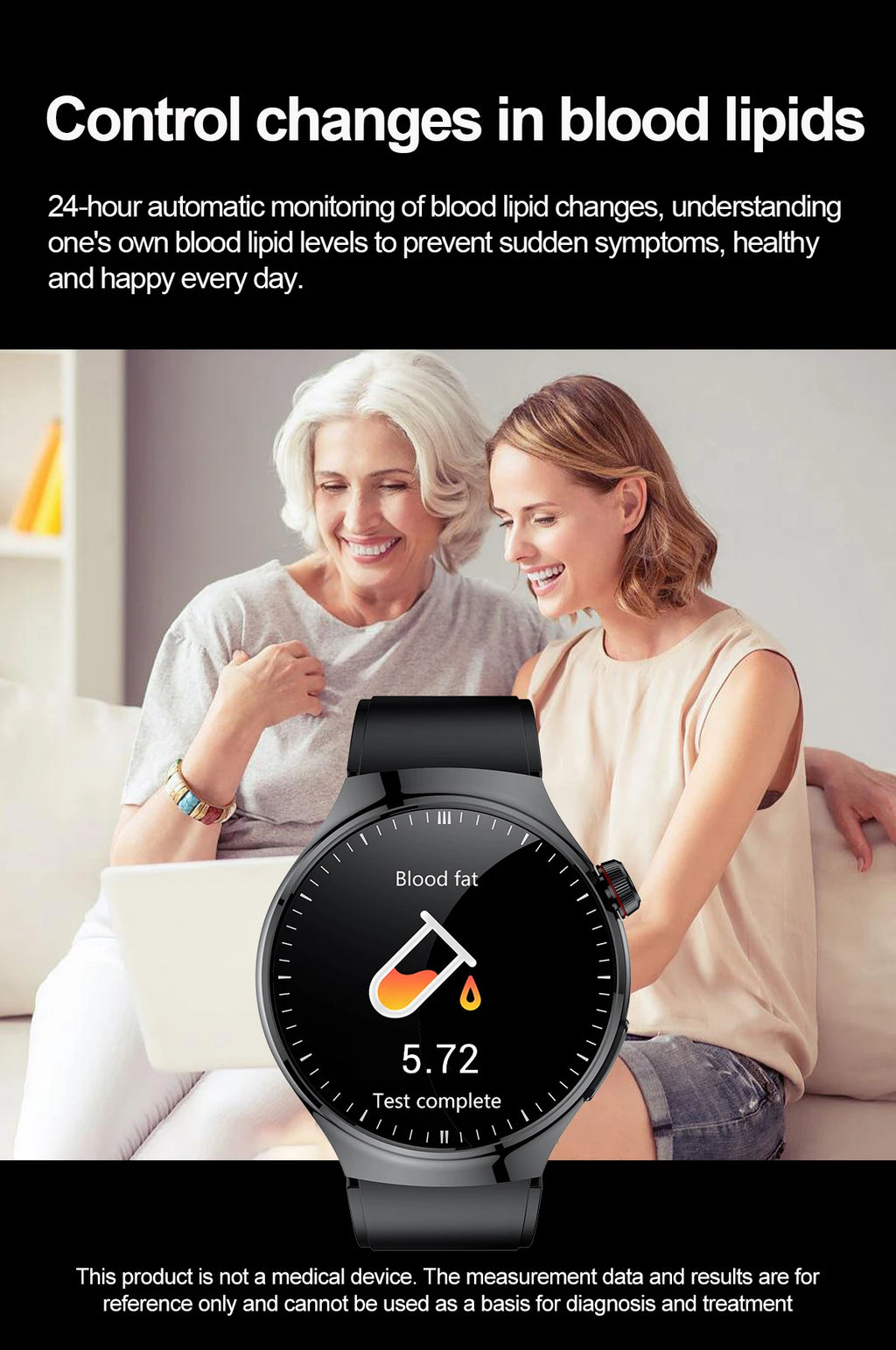 ECG Uric Acid Health Smart Watch