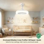 2-in-1 LED Ceiling Fan Light 50W