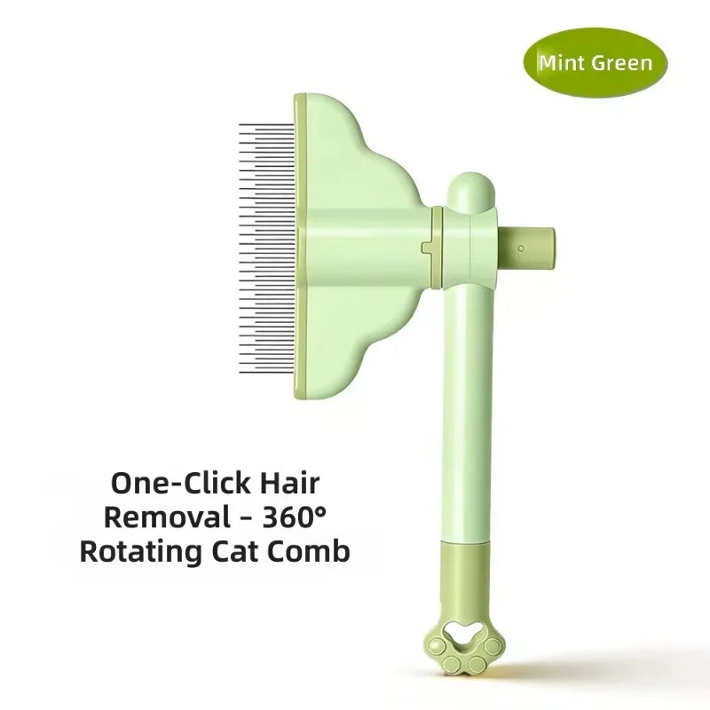 Self-Cleaning Pet Brush – Dog & Cat Grooming Comb