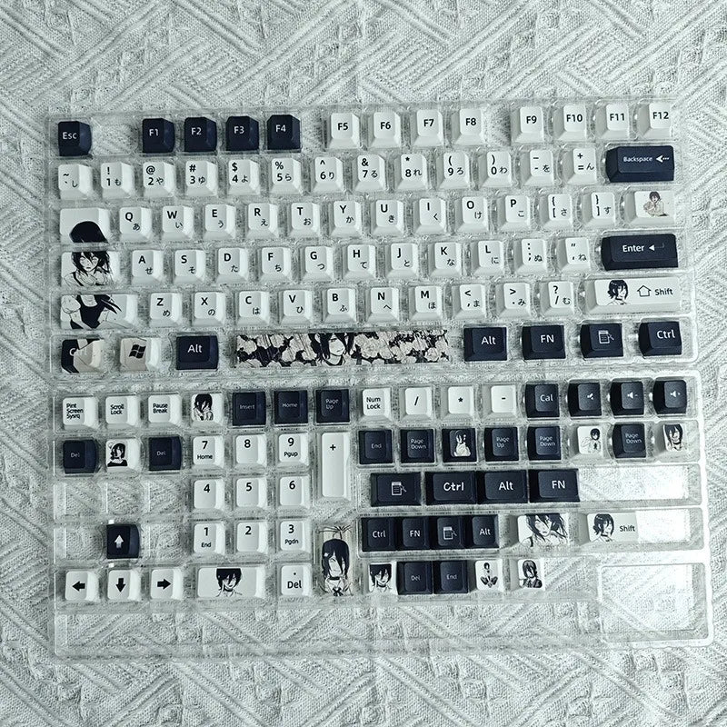 Chainsaw Man Anime PBT Keycaps for Mechanical Keyboard