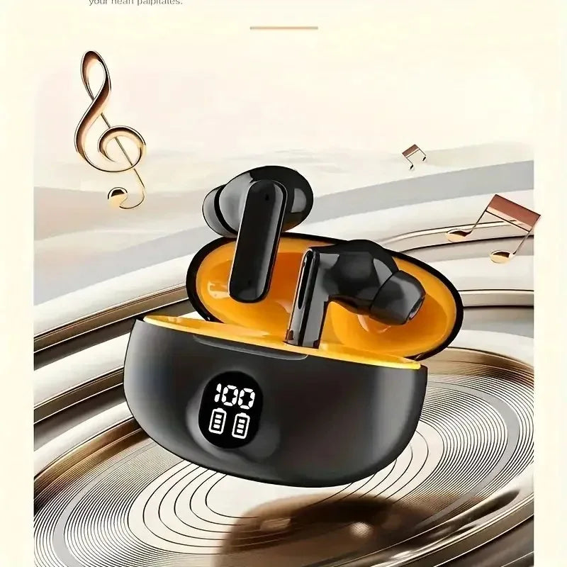 Wireless Earbuds LED Display Sport Headphone with Mic