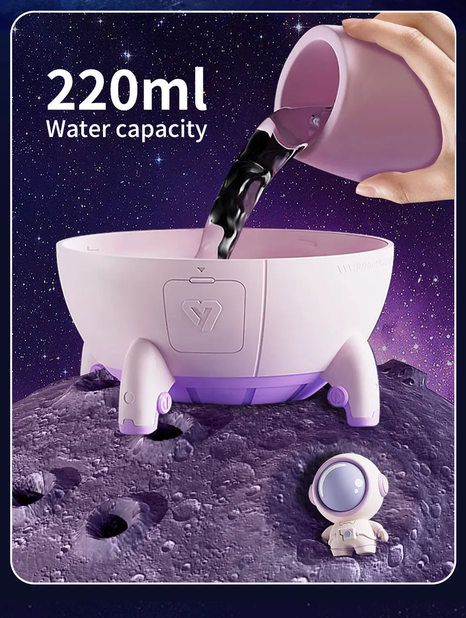 Space Capsule LED Night Light & Humidifier