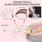 Pet Nail Clipper with LED Light – Cat, Dog & Rabbit