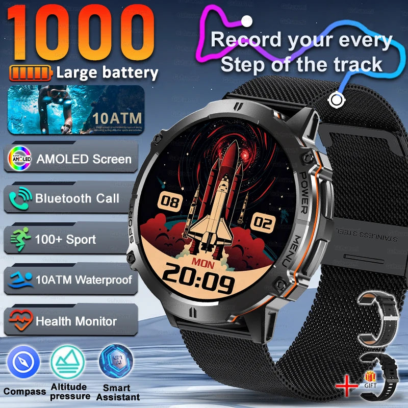 Large Battery Outdoor Smart Watch