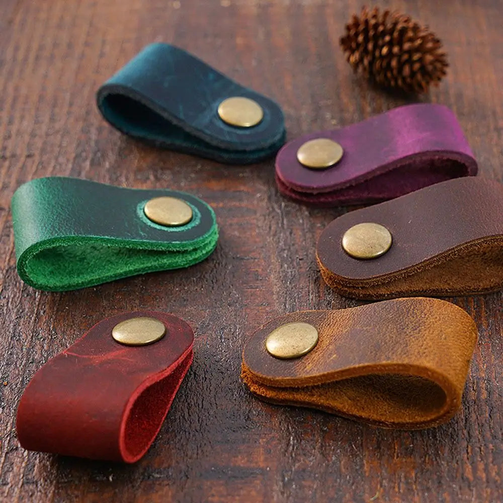 Leather Cord Organizer & Cable Winder