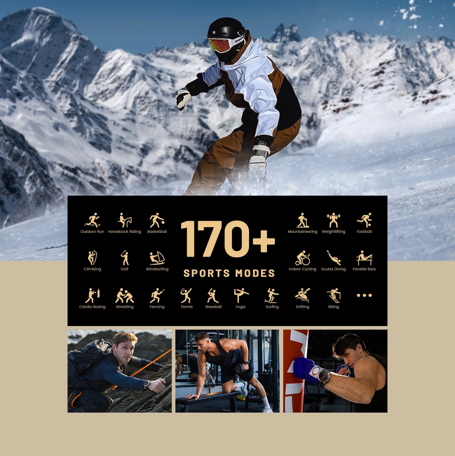 Rugged GPS Smart Watch – AMOLED