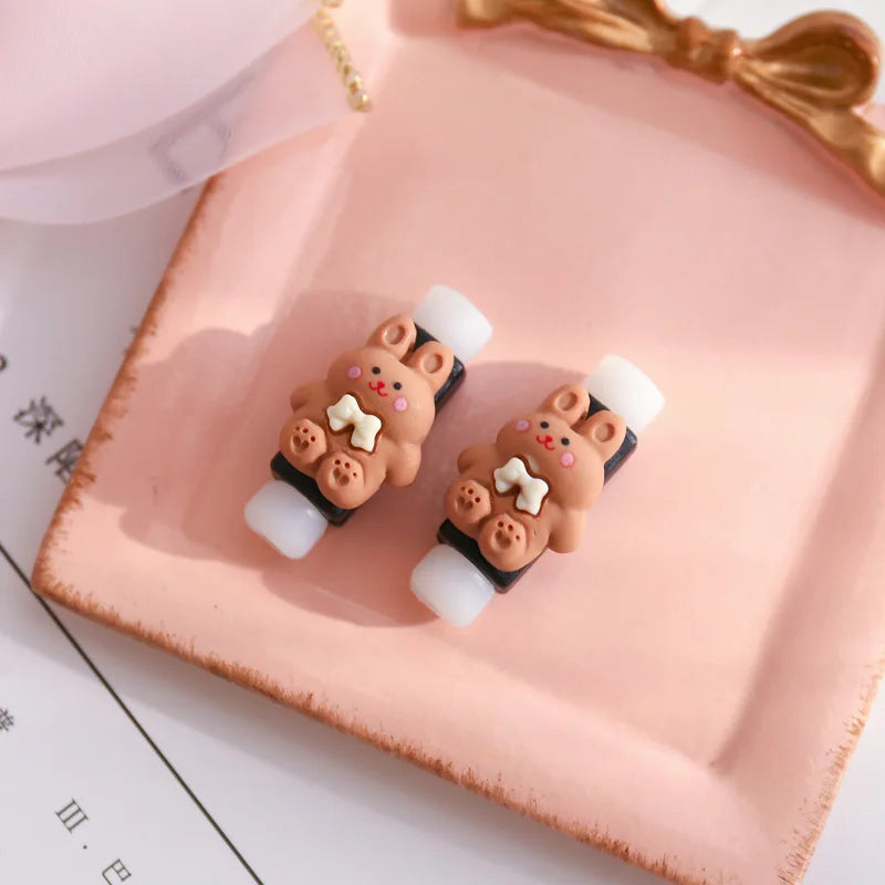 Cute Leather Cord Winder & Organizer
