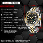 PAGANI DESIGN PD-1662 Men's GMT Automatic Watch