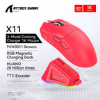 ATTACK SHARK X11 Wireless Gaming Mouse 22000 DPI 3-Mode