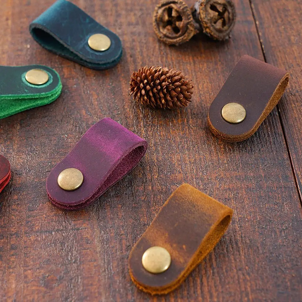Leather Cord Organizer & Cable Winder