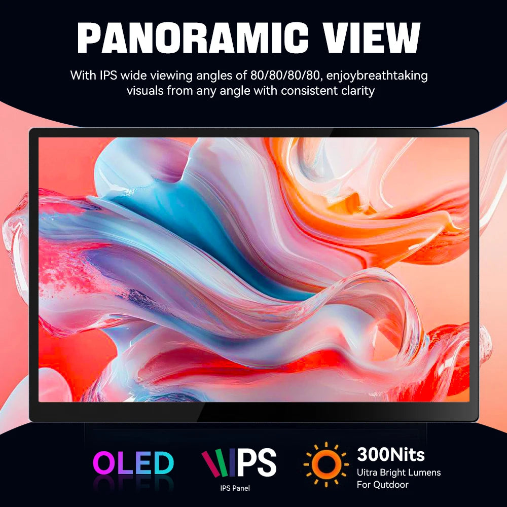 OLED 2.5K 10.5" Portable Touchscreen Monitor