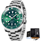 LIGE 10045 Men's Diver Sports Quartz Watch