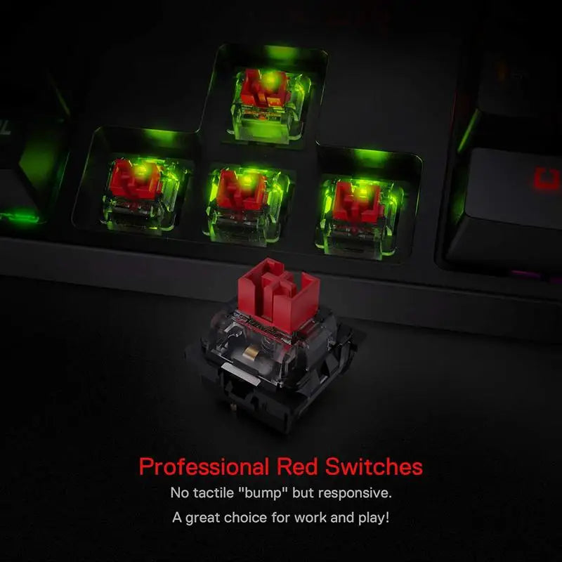 Redragon K582 SURARA 104-Key RGB Mechanical Gaming Keyboard