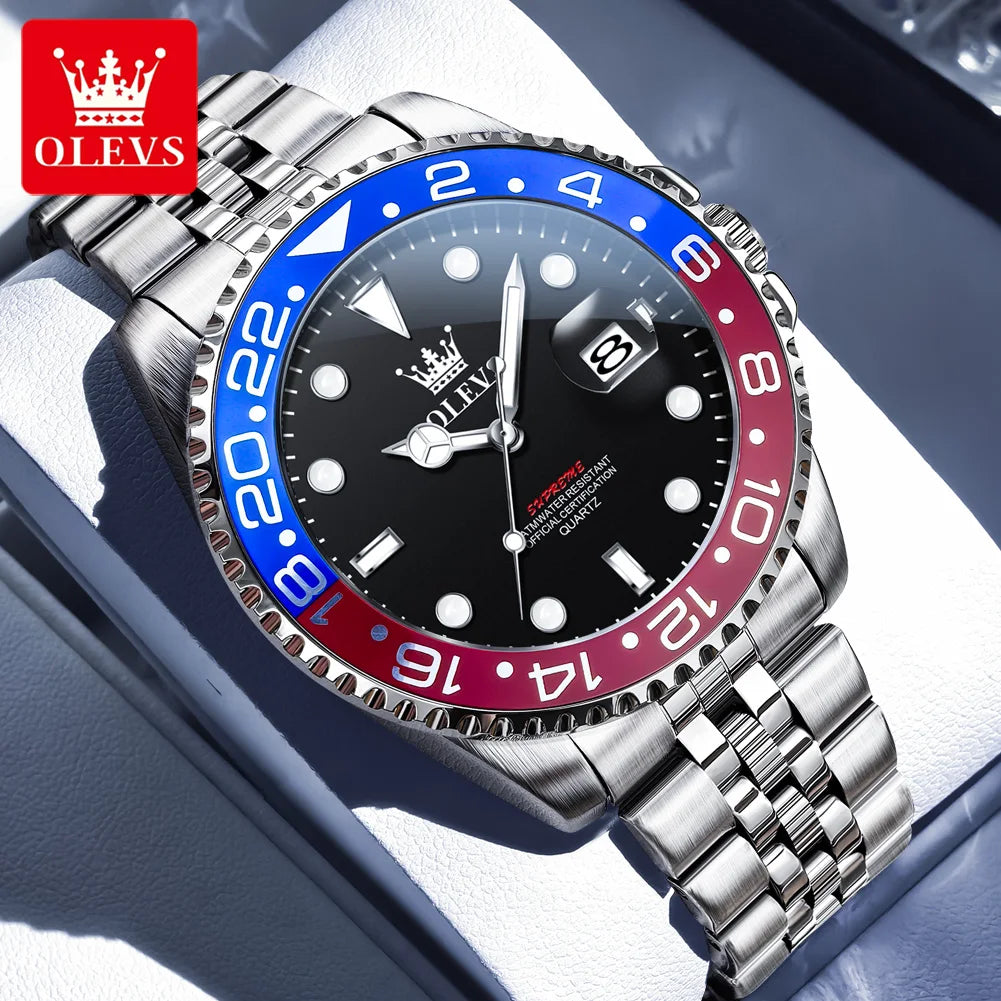 OLEVS 5657 Men's Classic Datejust Quartz Watch