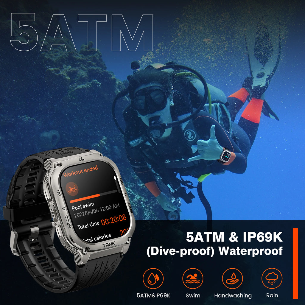 GPS Fitness Smart Watch – 480mAh