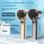 HOMEFISH Portable Handheld Ice Cooling Fan – 400mAh USB