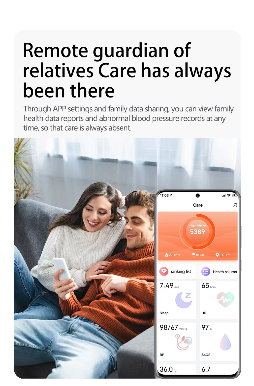 Airbag ECG Smart Watch with NFC