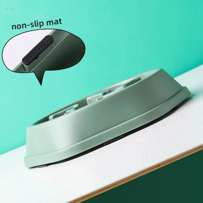Anti-Choking Slow Feeder Bowl for Dogs & Cats