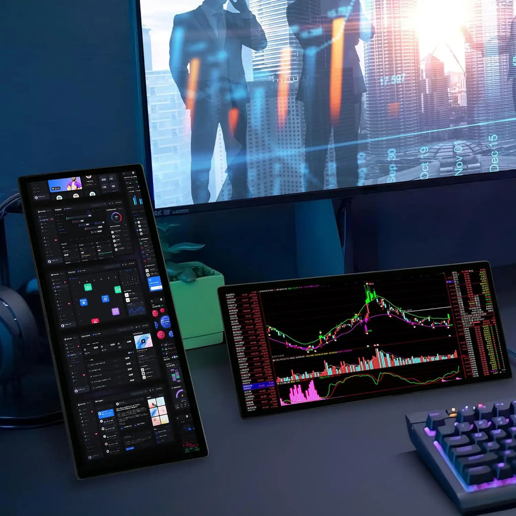 Wisecoco 12.3" IPS Touch Portable Monitor 1920x720