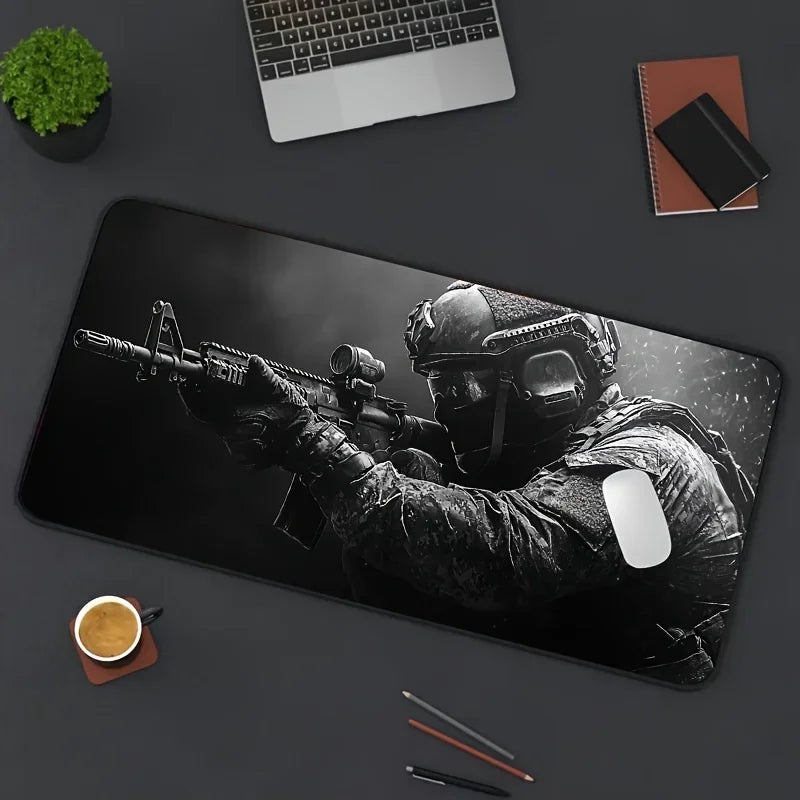 XXL Tactical Gaming Mouse Pad Non-Slip Stitched Edges