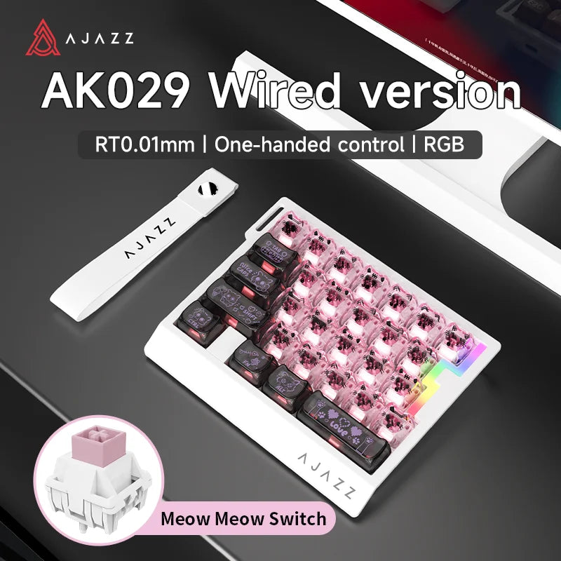 AK029 RGB Gaming Keyboard 29-Key Hot-Swap