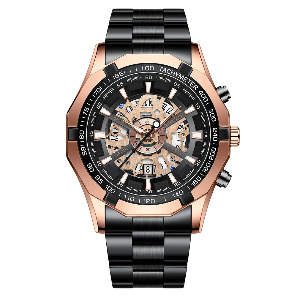 BINBOND S033 Men's Business Quartz Watch