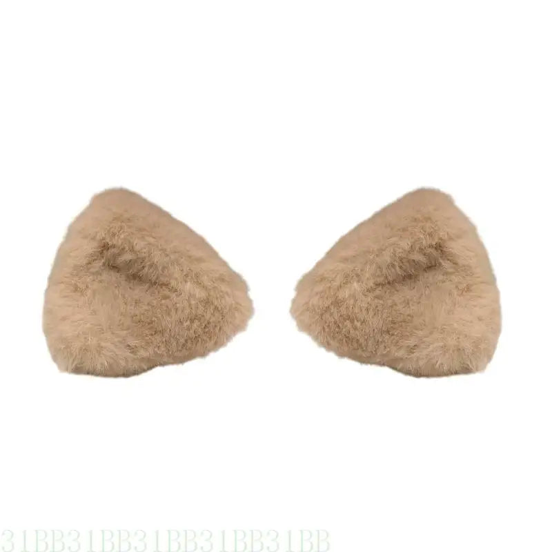 Plush Cat Ear Mini Claw Clips
