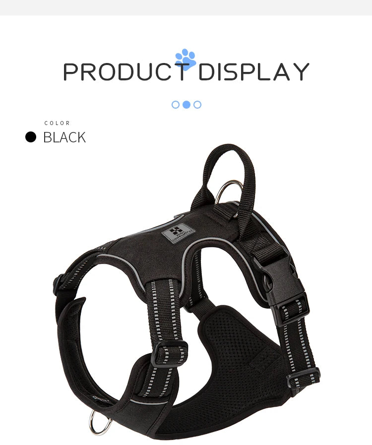 No-Pull Reflective Dog Harness