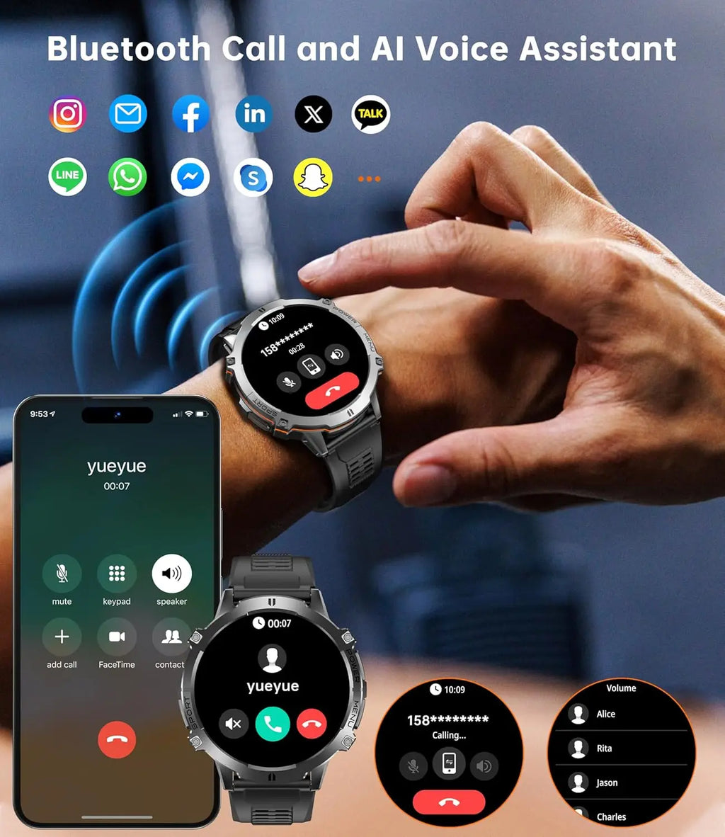 Military GPS Smart Watch – 10ATM